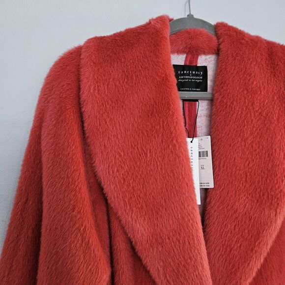 NWT Anthropologie x Sanctuary Elena Red Shawl Jacket | XL - Picture 5 of 7